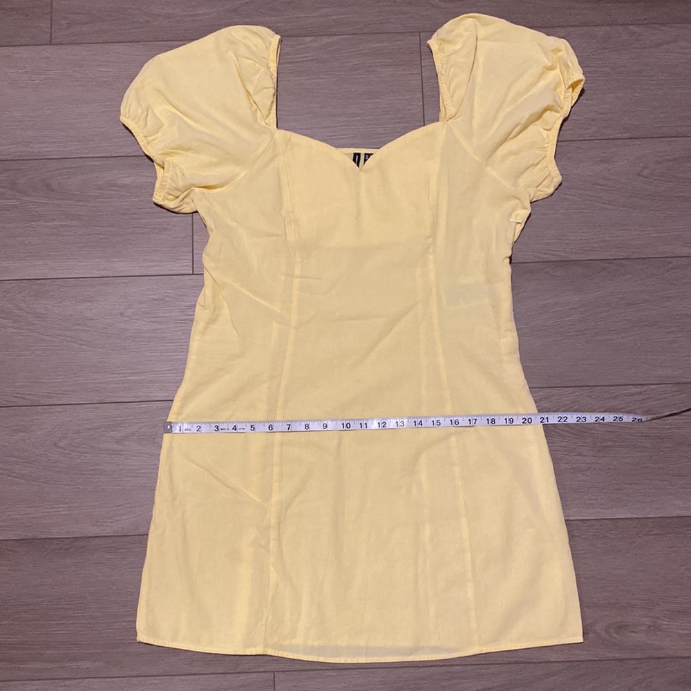 Vero Moda Butter Yellow Mini Dress - Picture 12 of 12